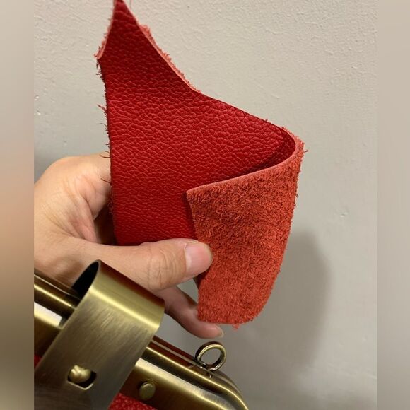 Handmade Genuine Premium Pebble Leathe Push-Lock Clutch/Shoulder Bag/Crossbody - Picture 16 of 16